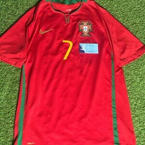 Portugal 08/09 Home Jersey Men’s L C.Ronaldo #7